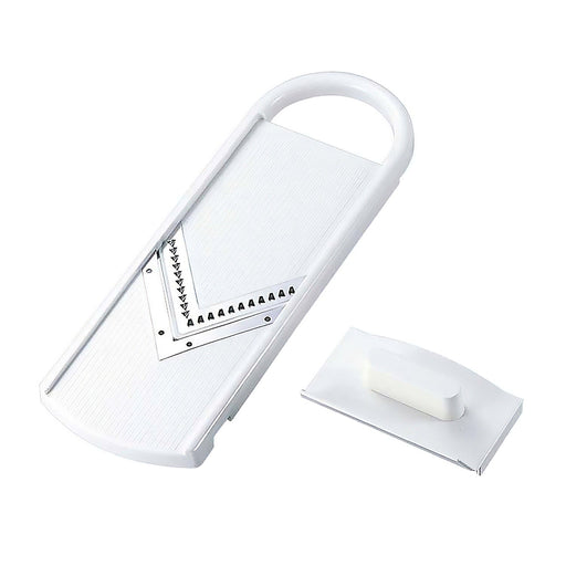 Shimomura Stainless Steel V-Slicer - Effortlessly Slice Julienne Strips-Kiichin - The #1 Place for Japanese Goods in Your Hand!
