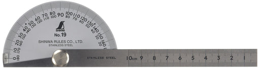Shinwa Protractor 2 Rod No.19 - Silver, Made In Japan-Kiichin - The #1 Place for Japanese Goods in Your Hand!