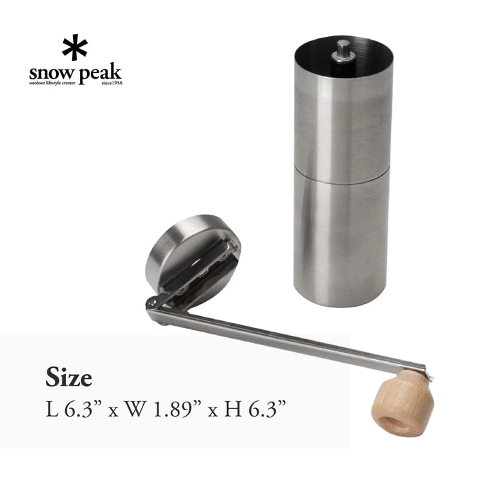 Snow Peak Field Barista Mill Cs-116 - Japanese Coffee Grinder-Kiichin - The #1 Place for Japanese Goods in Your Hand!