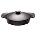 Nihon Yoshokki 22Cm Cast Iron Induction Shallow Casserole with Lid & Fork-Kiichin - The #1 Place for Japanese Goods in Your Hand!