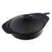 Nihon Yoshokki 22Cm Cast Iron Induction Shallow Casserole with Lid & Fork-Kiichin - The #1 Place for Japanese Goods in Your Hand!