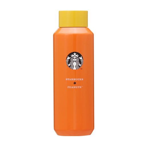 Stainless Steel Bottle 473ml Orange Peanuts Charlie Brown | Starbucks Coffee Japan-Kiichin - The #1 Place for Japanese Goods in Your Hand!