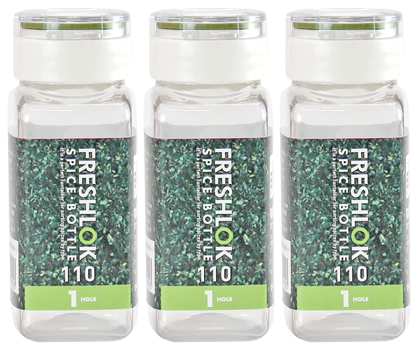 Takeya Chemical Industry Fresh Rock Spice Bottle 110Ml - Set of 3 Green-Kiichin - The #1 Place for Japanese Goods in Your Hand!