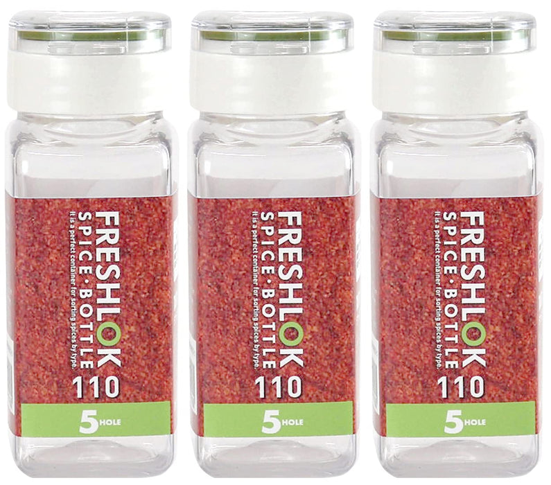 Takeya Chemical Industry Fresh Rock Spice Bottle Set - 3 Green 110ml - Japan Seasoning Case-Kiichin - The #1 Place for Japanese Goods in Your Hand!