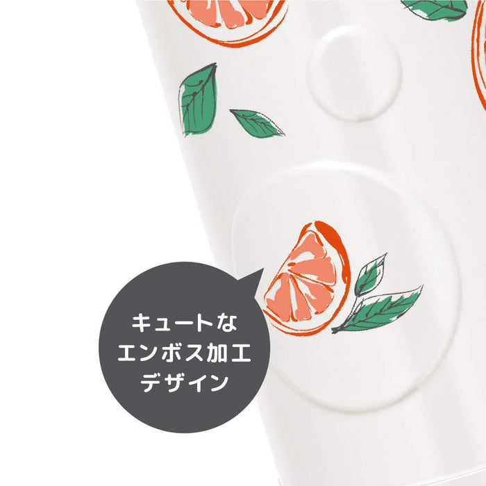 Thermos Japan 500ml Vacuum Insulated Water Bottle - Orange White JNO-502G ORWH-Kiichin - The #1 Place for Japanese Goods in Your Hand!