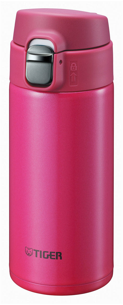 Tiger Thermos 360ml Stainless Steel Water Bottle - Sahara Pink-Kiichin - The #1 Place for Japanese Goods in Your Hand!