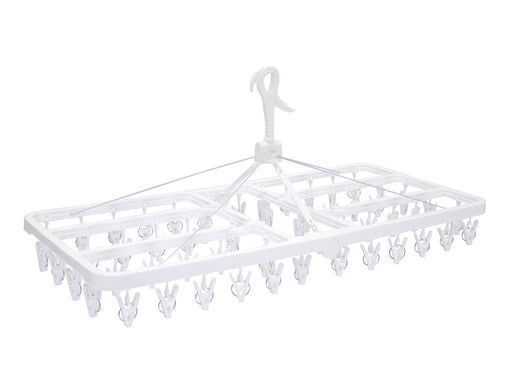 Towa Industry Japan Laundry Drying Hanger - White, Compact Size-Kiichin - The #1 Place for Japanese Goods in Your Hand!