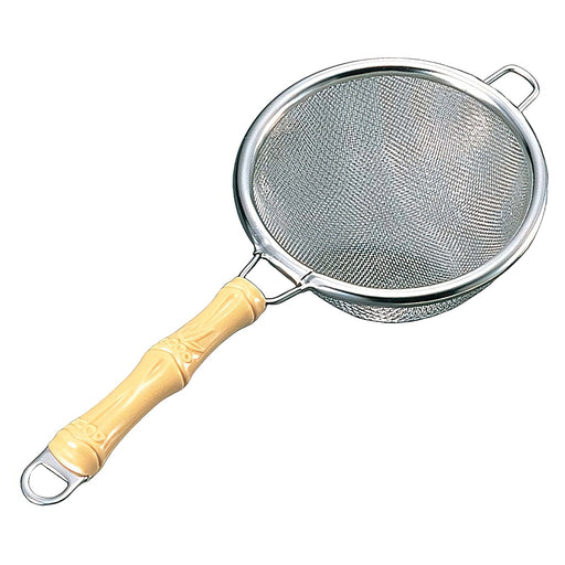 Wada Tea Strainer Premium Stainless Steel Double Mesh with Bamboo Handle-Kiichin - The #1 Place for Japanese Goods in Your Hand!