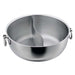 Wadasuke 30cm Stainless Steel Induction Shabu Shabu Hot Pot with Divider-Kiichin - The #1 Place for Japanese Goods in Your Hand!