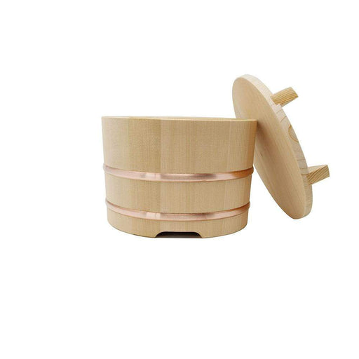 Yamacoh Ohitsu Sawara Rice Container 30Cm - Authentic Japanese Wooden Nosebitsu-Kiichin - The #1 Place for Japanese Goods in Your Hand!
