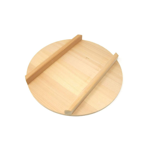 Yamacoh Sawara Cypress Round Wooden Lid for 60cm Hangiri Sushi Rice Mixing Bowl-Kiichin - The #1 Place for Japanese Goods in Your Hand!