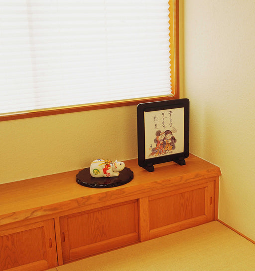 Yamaya Lacquerware Wooden Flower Stand - Stylish Japanese Room Decor-Kiichin - The #1 Place for Japanese Goods in Your Hand!