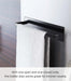 Yamazaki Industrial Japan 5217 Wide Black Kitchen Paper Holder - Large Format-Kiichin - The #1 Place for Japanese Goods in Your Hand!