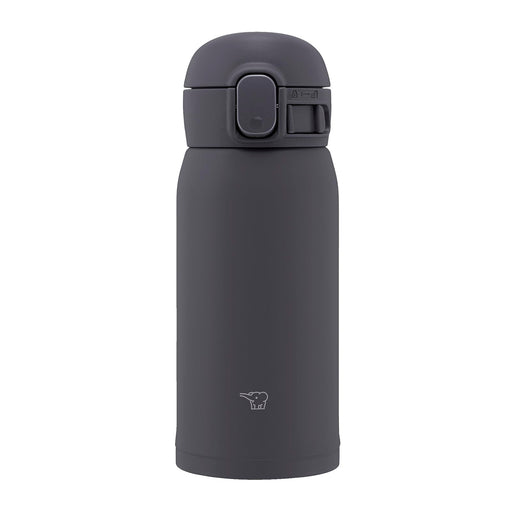 Zojirushi Mahobin SM-WS36-BM Water Bottle 360ml Stainless Steel Soft Black-Kiichin - The #1 Place for Japanese Goods in Your Hand!