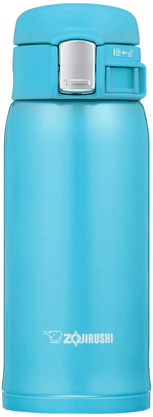 Zojirushi SM-SC36-AV 360ml Lightweight Stainless Steel Water Bottle Turquoise Blue-Kiichin - The #1 Place for Japanese Goods in Your Hand!