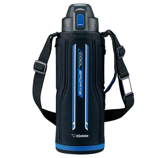 Zojirushi Mahobin 1.03L Sports Bottle Stainless Steel Blue/Black (SD-EC10-BB)-Kiichin - The #1 Place for Japanese Goods in Your Hand!