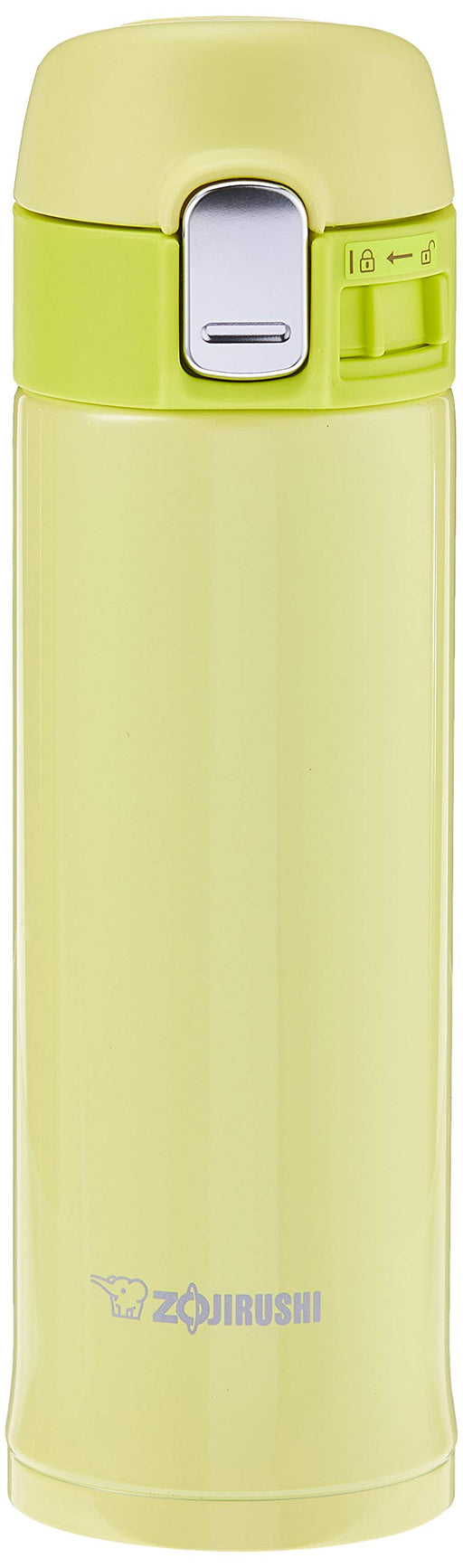 Zojirushi SM-PB30-YP 300ml Stainless Steel Water Bottle Lime Yellow-Kiichin - The #1 Place for Japanese Goods in Your Hand!