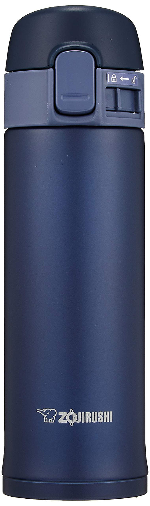Zojirushi SM-PC30-AD Steel Water Bottle 300ml One-Touch Navy-Kiichin - The #1 Place for Japanese Goods in Your Hand!