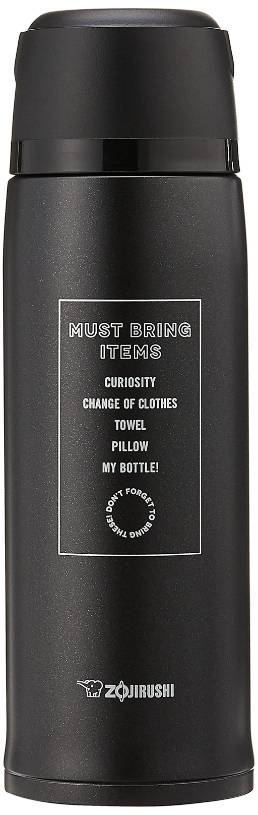 Zojirushi SJ-JS08-BA Stainless Steel Thermal/Cold Bottle w/Cup 820ml Black-Kiichin - The #1 Place for Japanese Goods in Your Hand!